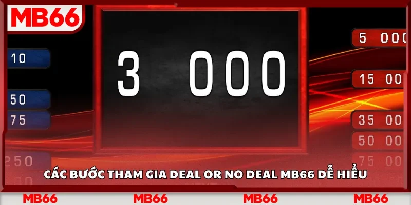 Các bước tham gia Deal Or No Deal Mb66 dễ hiểu