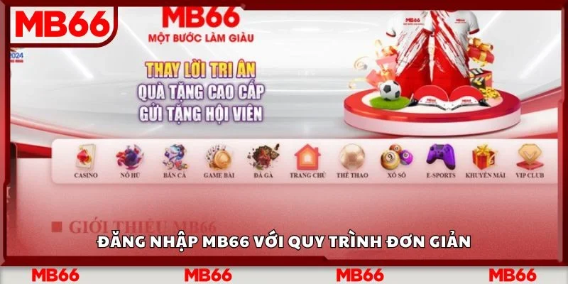 Đăng nhập Mb66 với quy trình đơn giản